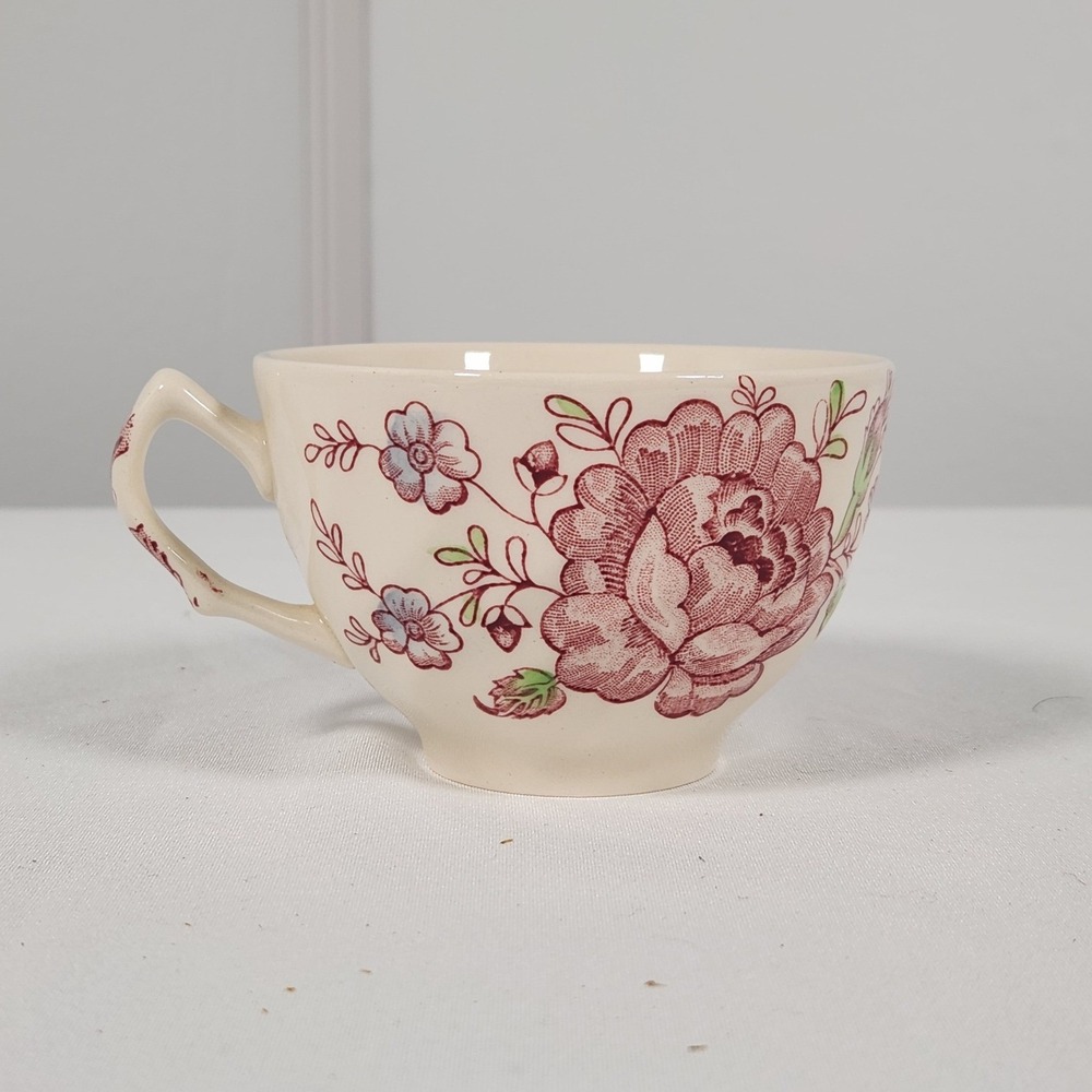VTG‎ c. 1950s Rose Chintz Johnson Bros. Tea Cup 3.5" X 2.5"